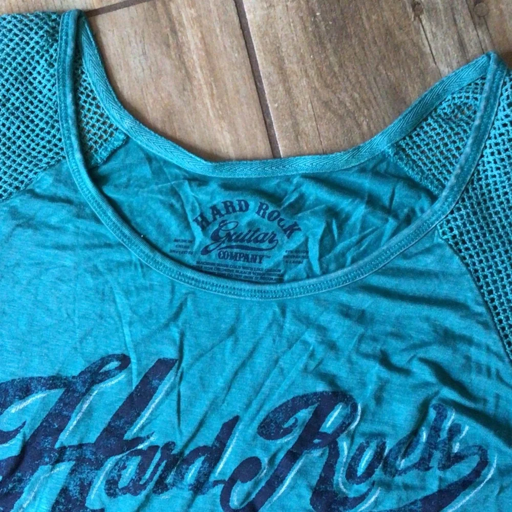 Hard Rock Teal Graphic Tee